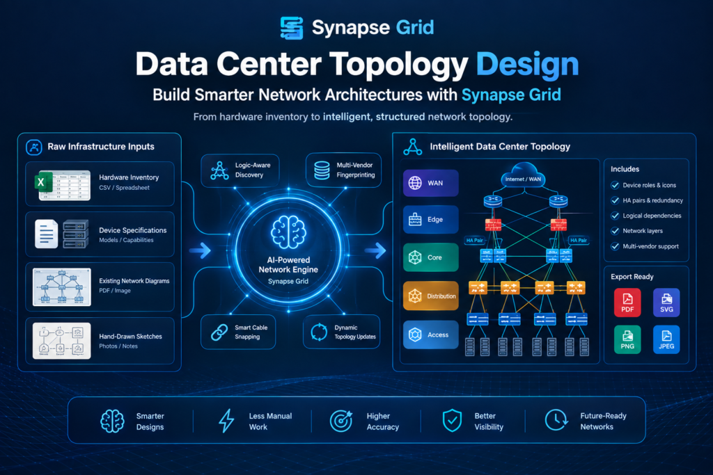 Data Center Topology Design: Synapse Grid